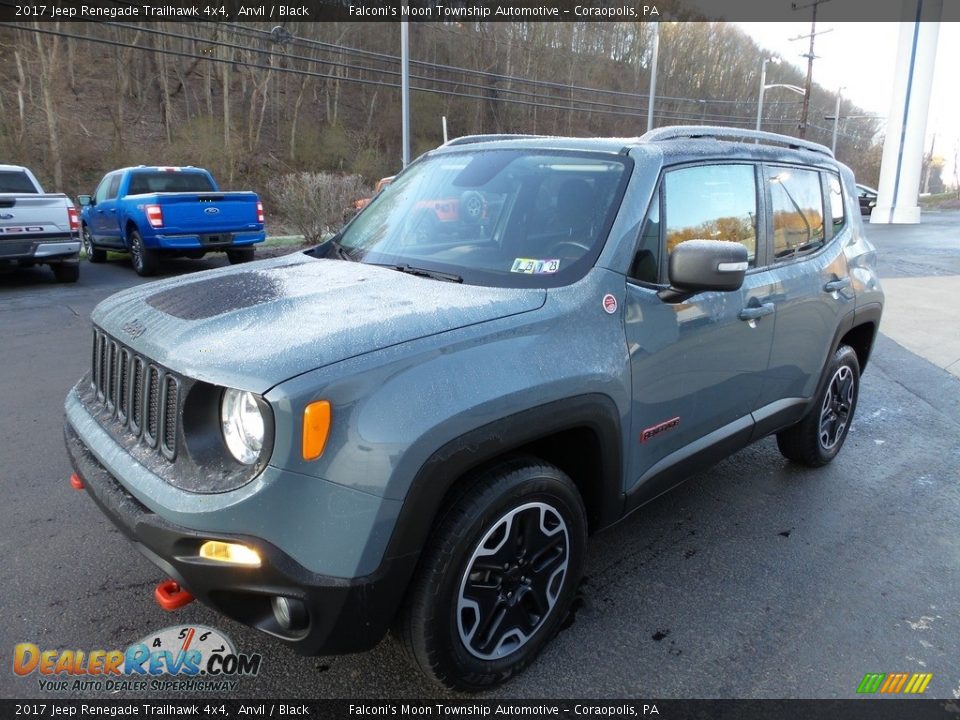 2017 Jeep Renegade Trailhawk 4x4 Anvil / Black Photo #7