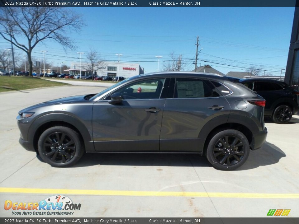 2023 Mazda CX-30 Turbo Premium AWD Machine Gray Metallic / Black Photo #6