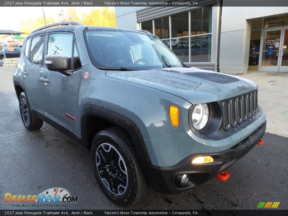 2017 Jeep Renegade Trailhawk 4x4 Anvil / Black Photo #9