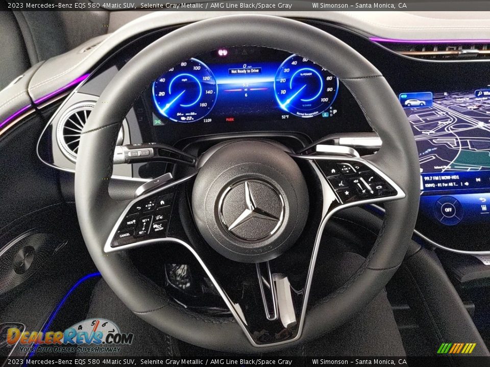 2023 Mercedes-Benz EQS 580 4Matic SUV Steering Wheel Photo #11