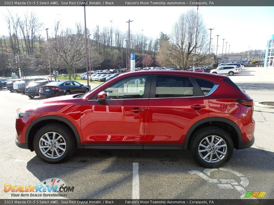 2023 Mazda CX-5 S Select AWD Soul Red Crystal Metallic / Black Photo #6