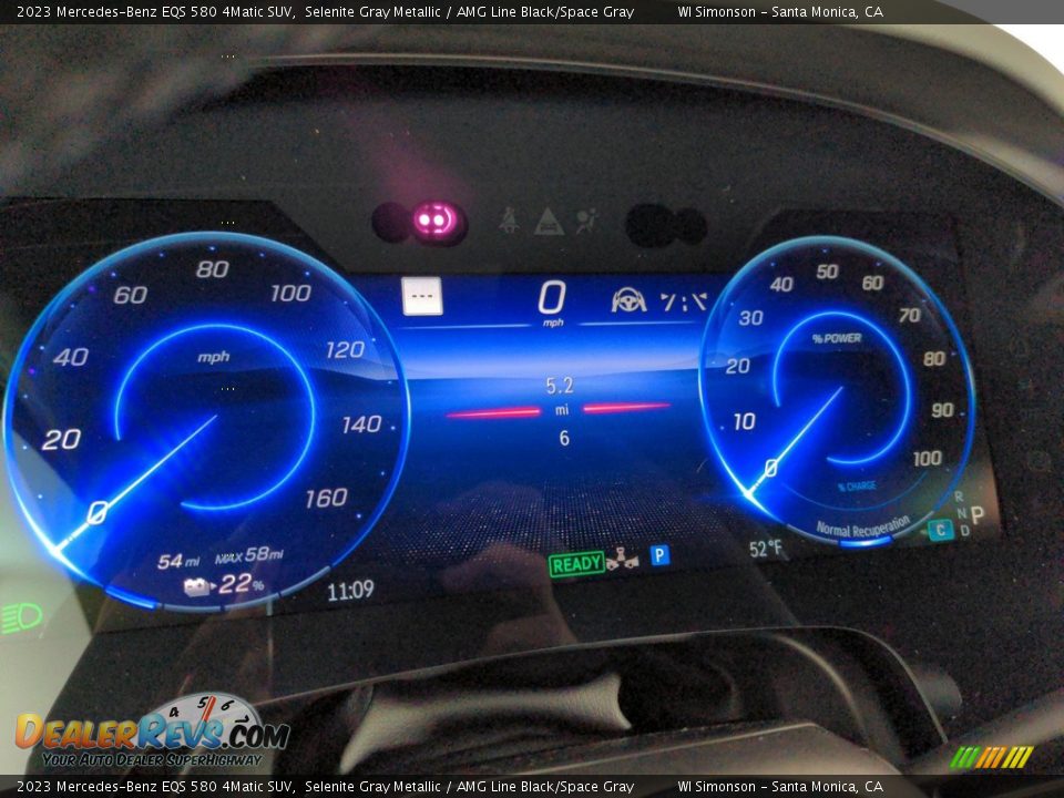 2023 Mercedes-Benz EQS 580 4Matic SUV Gauges Photo #17