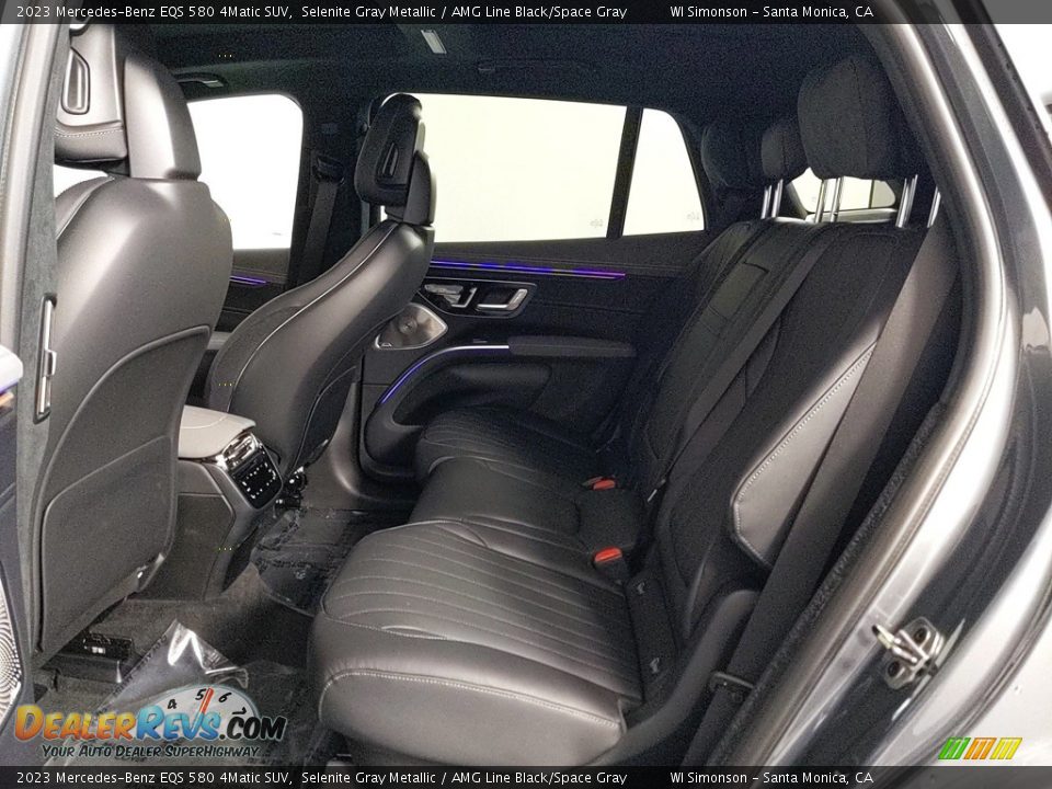 Rear Seat of 2023 Mercedes-Benz EQS 580 4Matic SUV Photo #19