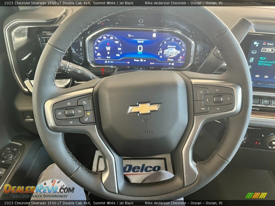 2023 Chevrolet Silverado 1500 LT Double Cab 4x4 Summit White / Jet Black Photo #18