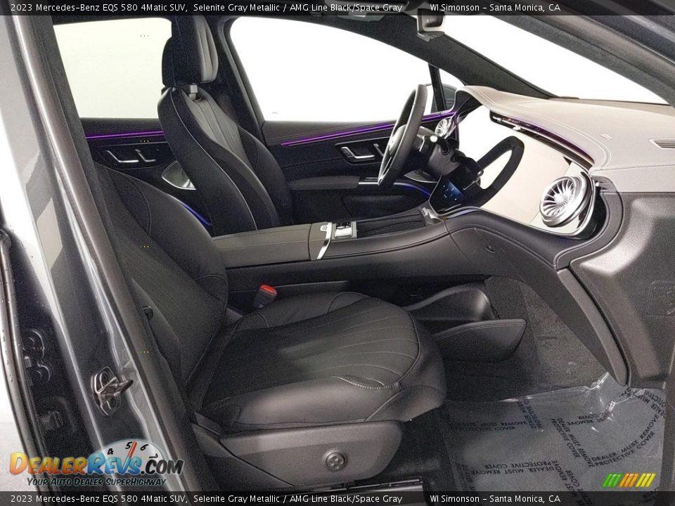 Front Seat of 2023 Mercedes-Benz EQS 580 4Matic SUV Photo #20