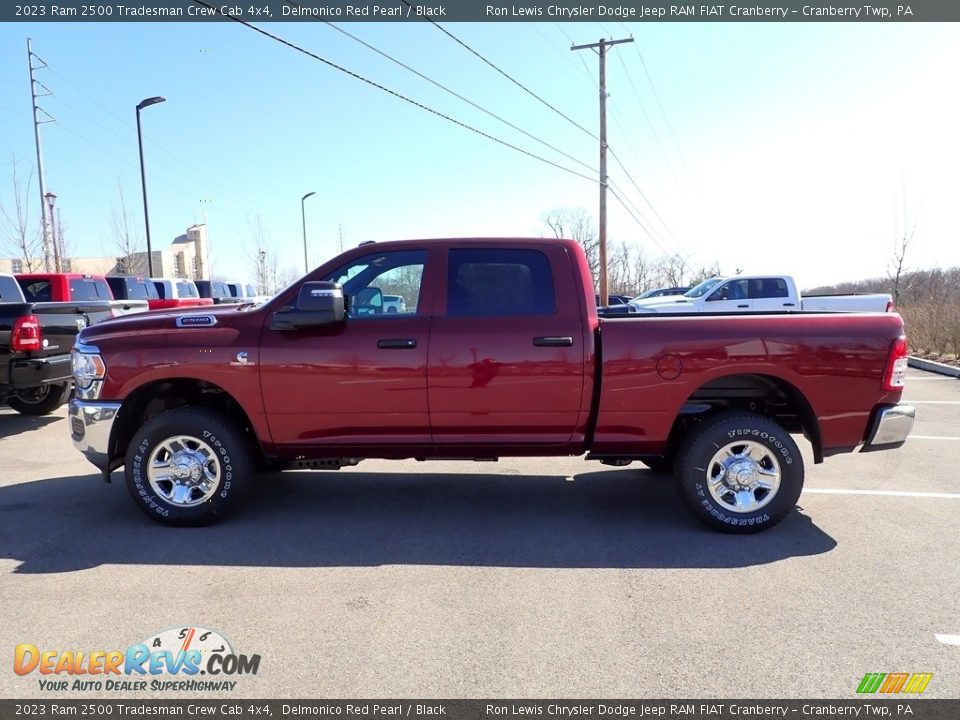 2023 Ram 2500 Tradesman Crew Cab 4x4 Delmonico Red Pearl / Black Photo #2