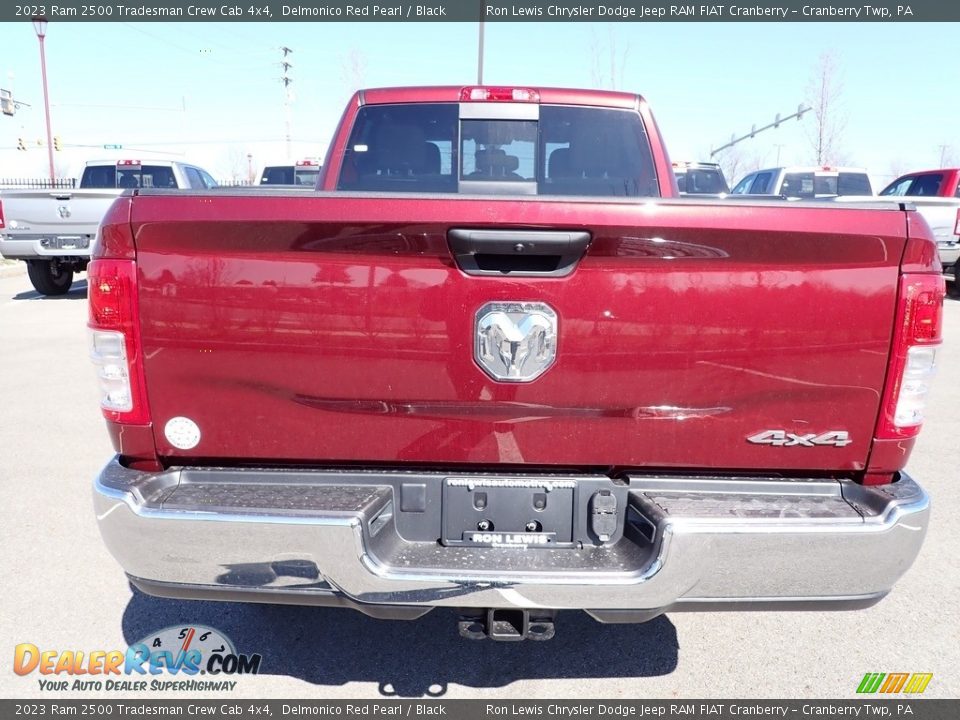 2023 Ram 2500 Tradesman Crew Cab 4x4 Delmonico Red Pearl / Black Photo #4