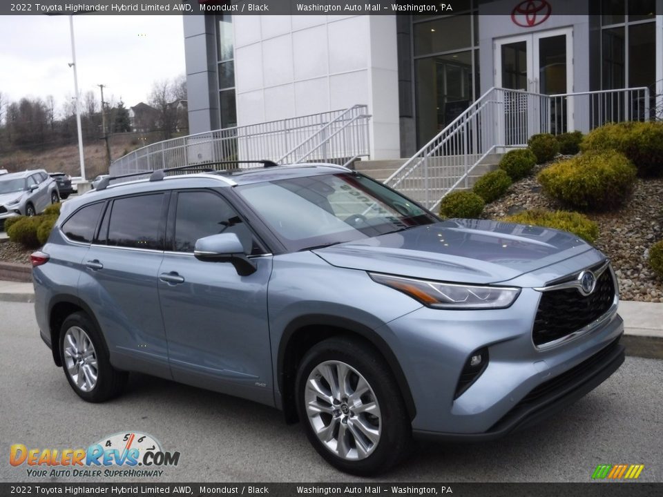 2022 Toyota Highlander Hybrid Limited AWD Moondust / Black Photo #1