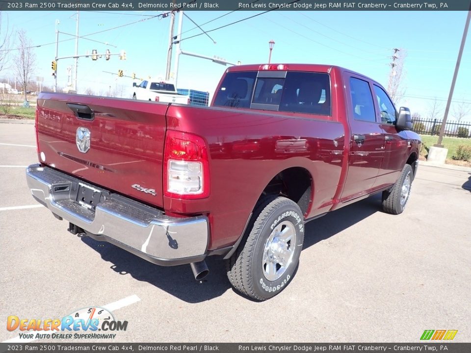 2023 Ram 2500 Tradesman Crew Cab 4x4 Delmonico Red Pearl / Black Photo #5