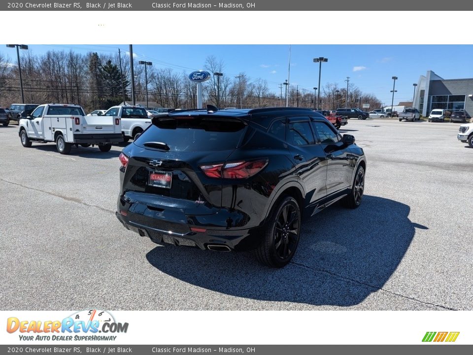 2020 Chevrolet Blazer RS Black / Jet Black Photo #6