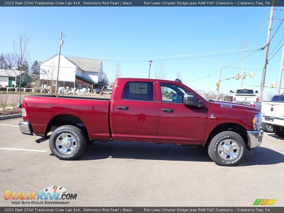 2023 Ram 2500 Tradesman Crew Cab 4x4 Delmonico Red Pearl / Black Photo #6