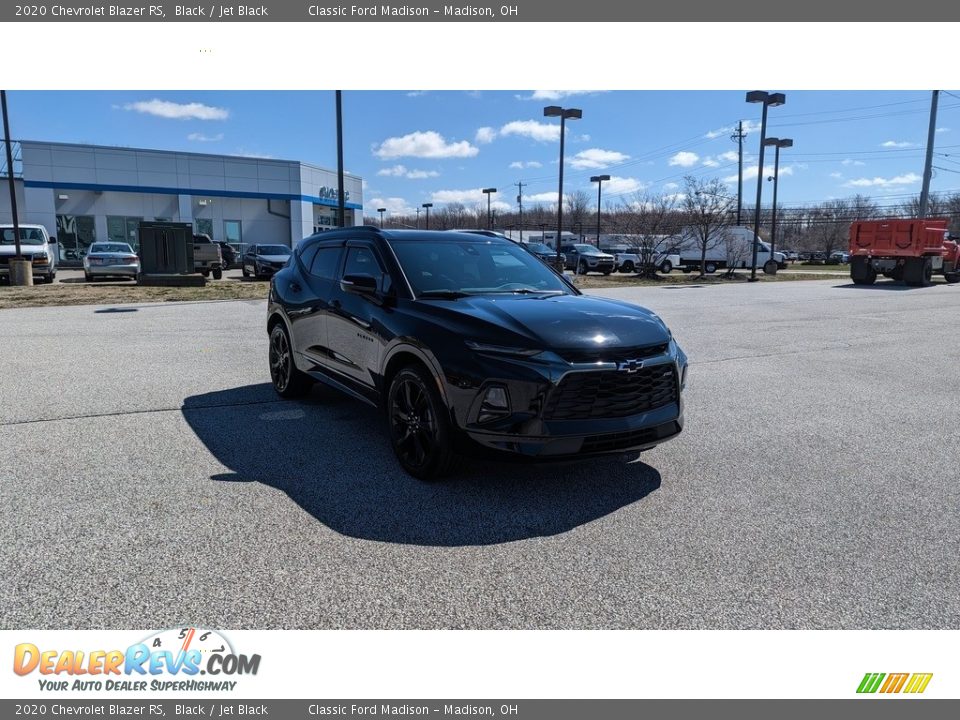 2020 Chevrolet Blazer RS Black / Jet Black Photo #8