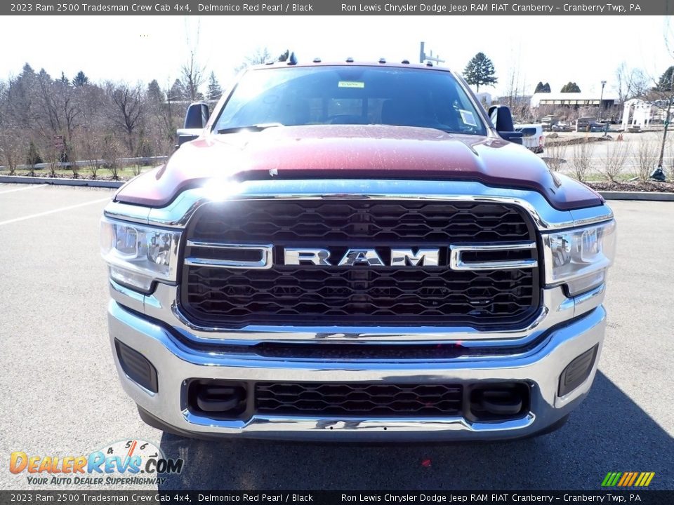 2023 Ram 2500 Tradesman Crew Cab 4x4 Delmonico Red Pearl / Black Photo #8