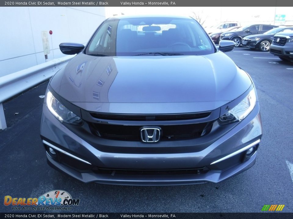 2020 Honda Civic EX Sedan Modern Steel Metallic / Black Photo #5