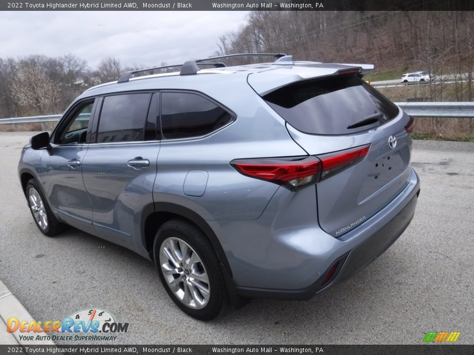 2022 Toyota Highlander Hybrid Limited AWD Moondust / Black Photo #18