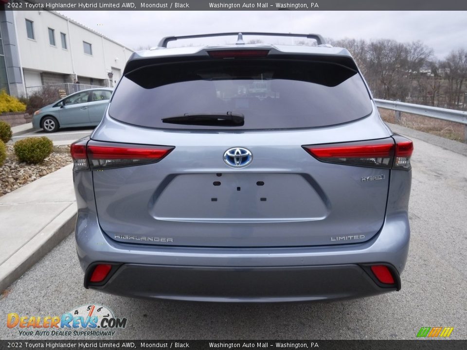 2022 Toyota Highlander Hybrid Limited AWD Moondust / Black Photo #19