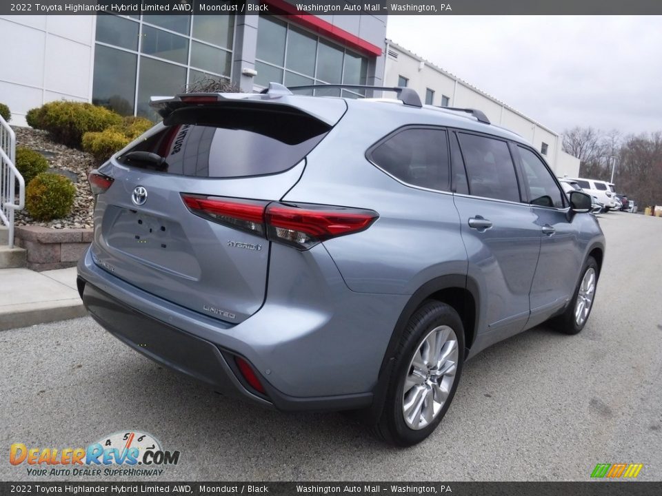 2022 Toyota Highlander Hybrid Limited AWD Moondust / Black Photo #20