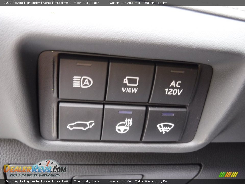 Controls of 2022 Toyota Highlander Hybrid Limited AWD Photo #24