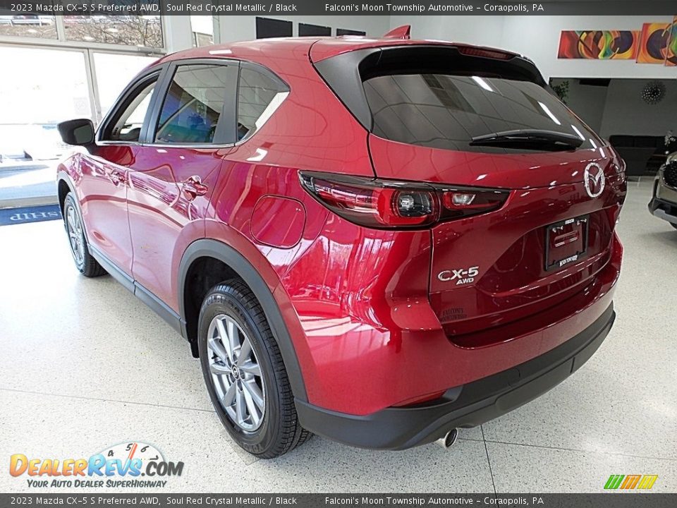 2023 Mazda CX-5 S Preferred AWD Soul Red Crystal Metallic / Black Photo #5