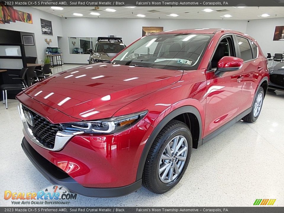 Front 3/4 View of 2023 Mazda CX-5 S Preferred AWD Photo #6