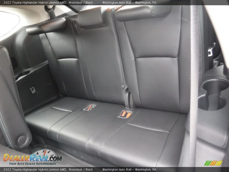 Rear Seat of 2022 Toyota Highlander Hybrid Limited AWD Photo #34