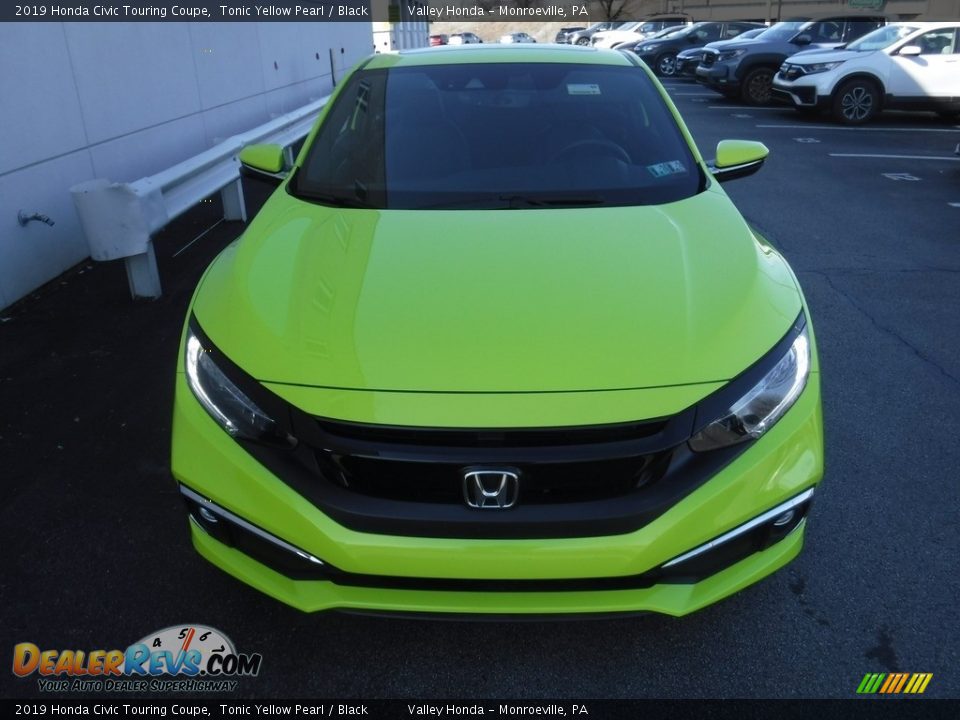 Tonic Yellow Pearl 2019 Honda Civic Touring Coupe Photo #5