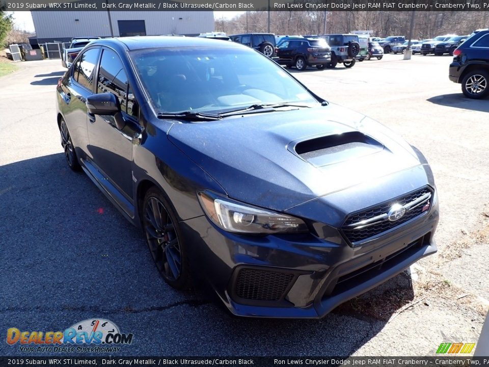 2019 Subaru WRX STI Limited Dark Gray Metallic / Black Ultrasuede/Carbon Black Photo #2