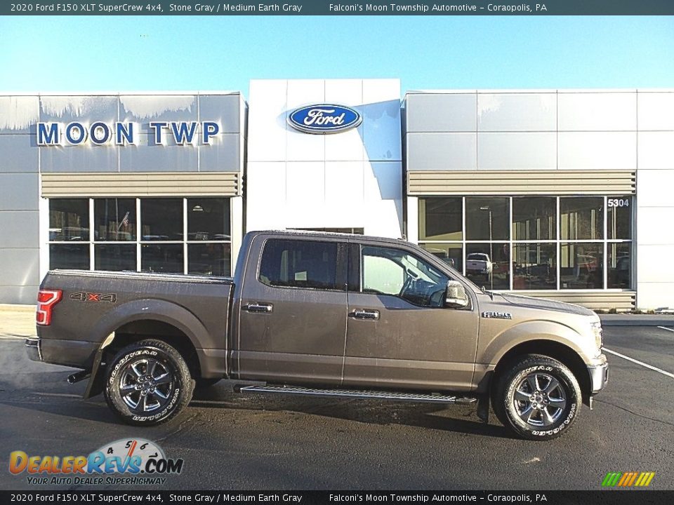 2020 Ford F150 XLT SuperCrew 4x4 Stone Gray / Medium Earth Gray Photo #1