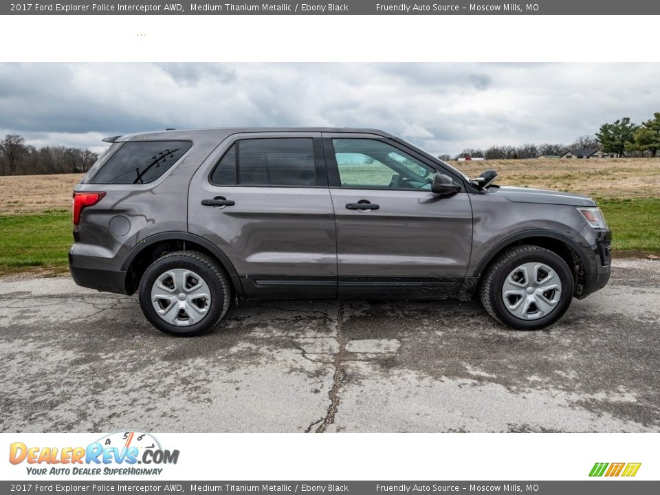 Medium Titanium Metallic 2017 Ford Explorer Police Interceptor AWD Photo #3