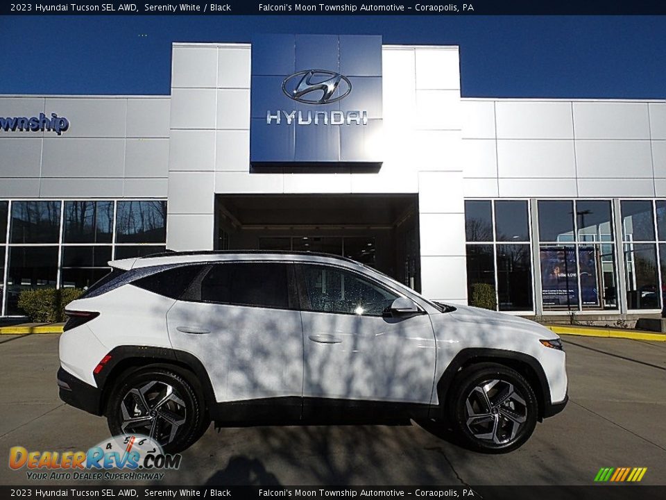 2023 Hyundai Tucson SEL AWD Serenity White / Black Photo #1