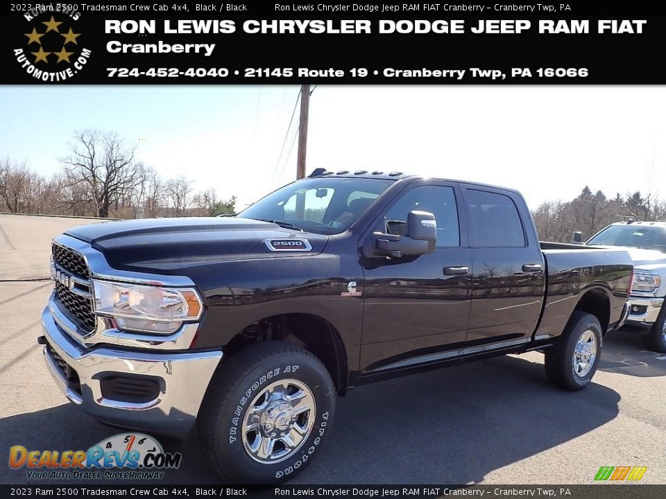 2023 Ram 2500 Tradesman Crew Cab 4x4 Black / Black Photo #1