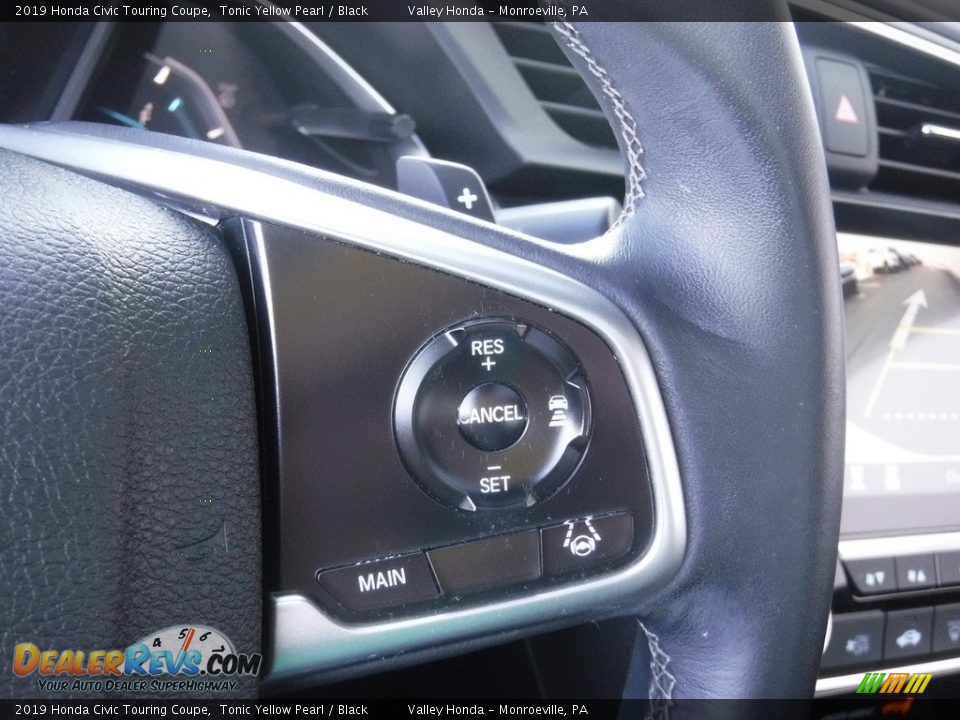 2019 Honda Civic Touring Coupe Steering Wheel Photo #24