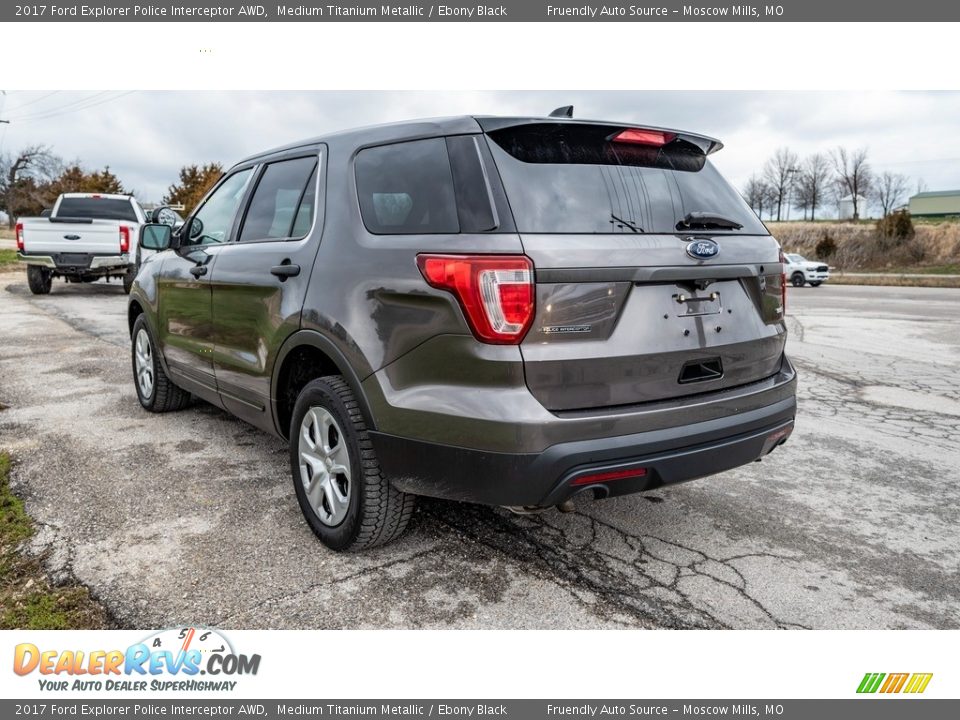 2017 Ford Explorer Police Interceptor AWD Medium Titanium Metallic / Ebony Black Photo #6
