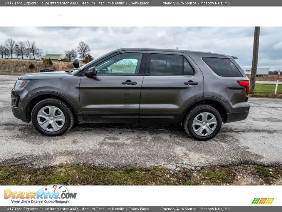 Medium Titanium Metallic 2017 Ford Explorer Police Interceptor AWD Photo #7
