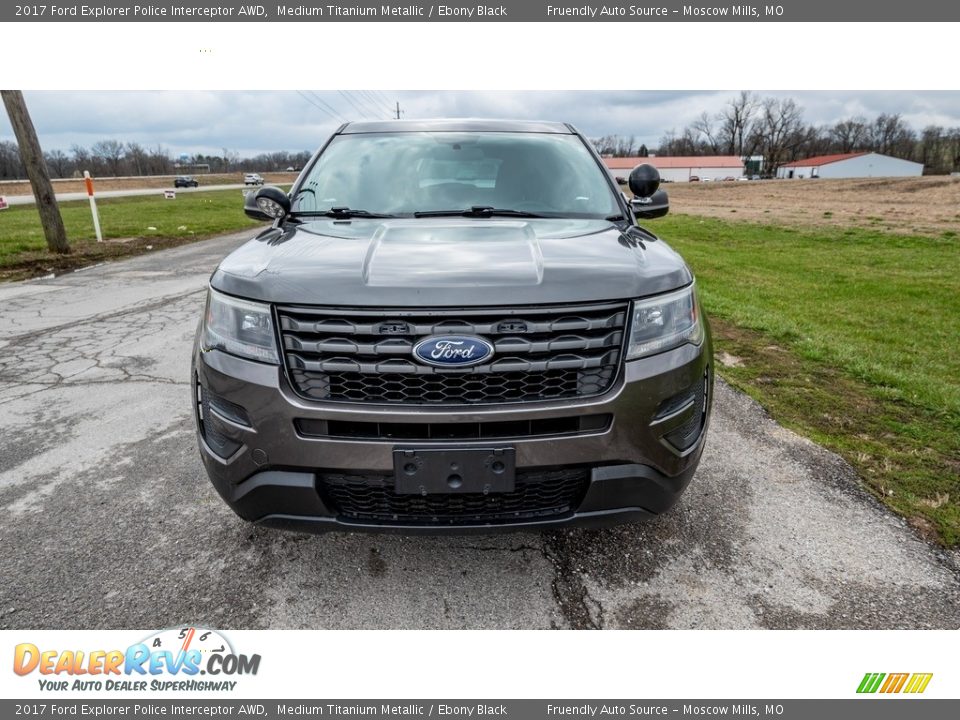 2017 Ford Explorer Police Interceptor AWD Medium Titanium Metallic / Ebony Black Photo #9