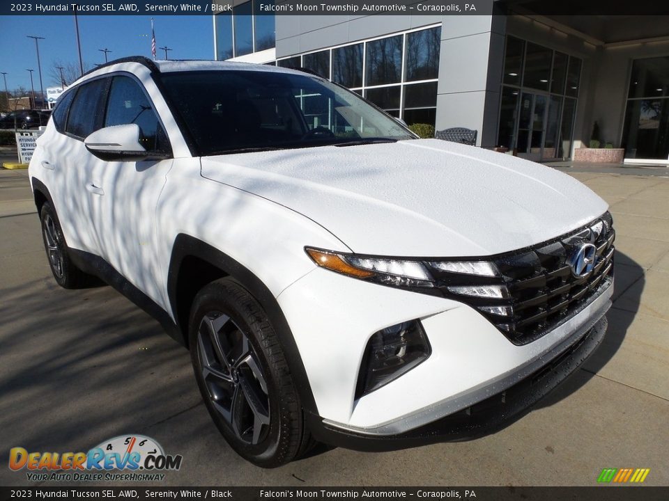 2023 Hyundai Tucson SEL AWD Serenity White / Black Photo #8