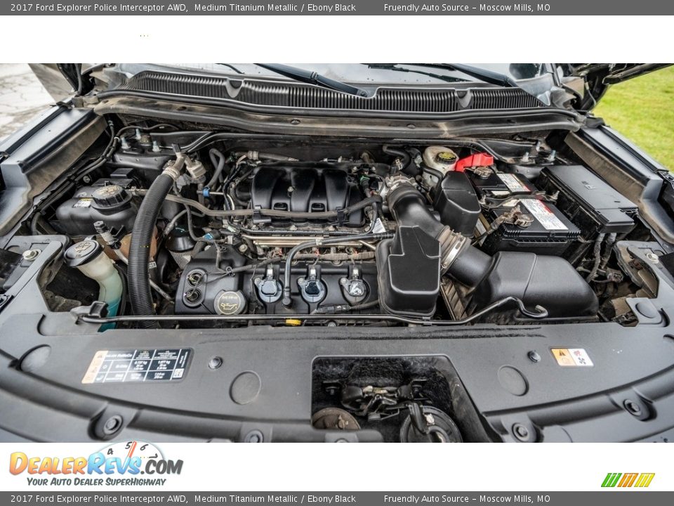 2017 Ford Explorer Police Interceptor AWD 3.7 Liter DOHC 24-Valve V6 Engine Photo #16