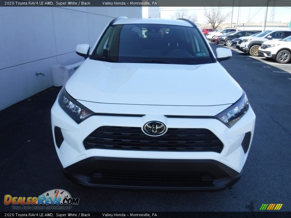 2020 Toyota RAV4 LE AWD Super White / Black Photo #4