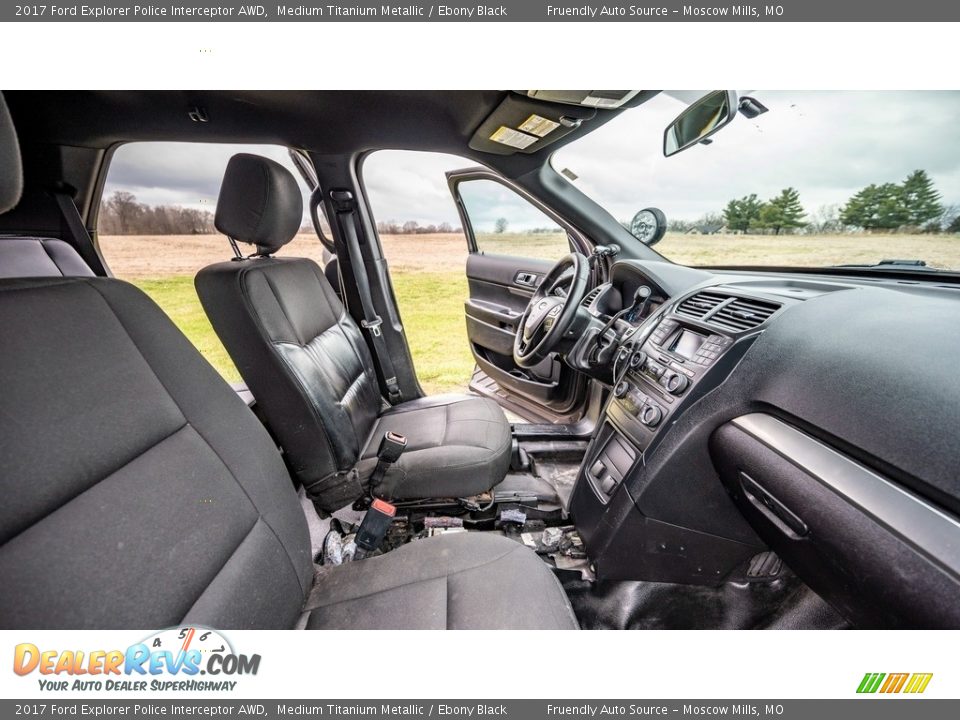 2017 Ford Explorer Police Interceptor AWD Medium Titanium Metallic / Ebony Black Photo #24