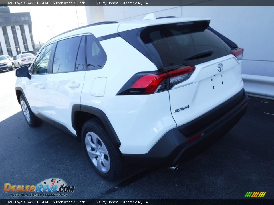 2020 Toyota RAV4 LE AWD Super White / Black Photo #9