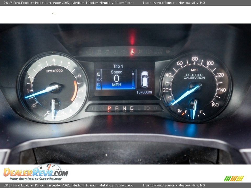 2017 Ford Explorer Police Interceptor AWD Gauges Photo #29