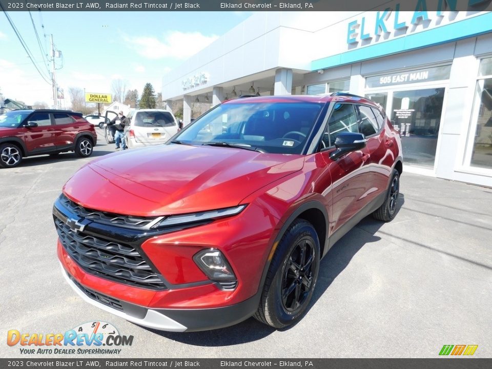 2023 Chevrolet Blazer LT AWD Radiant Red Tintcoat / Jet Black Photo #3