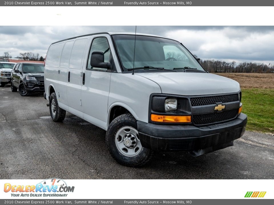 2010 Chevrolet Express 2500 Work Van Summit White / Neutral Photo #1