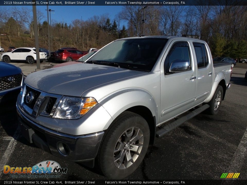 2019 Nissan Frontier SL Crew Cab 4x4 Brilliant Silver / Steel Photo #1