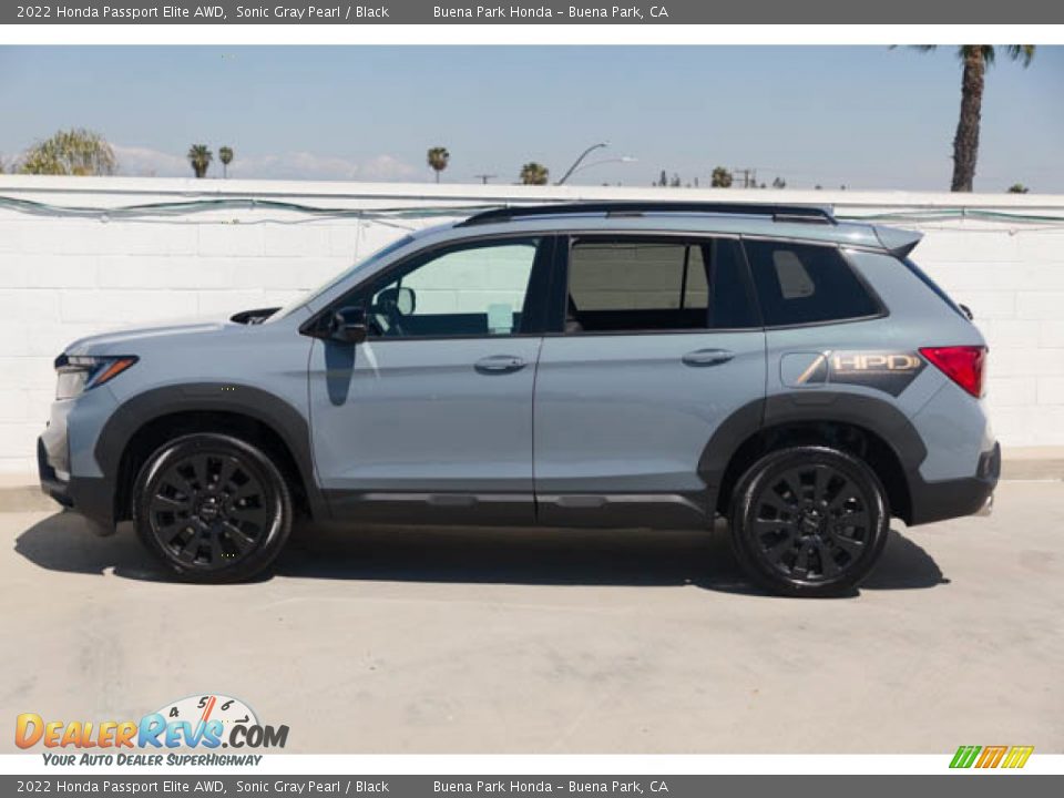 Sonic Gray Pearl 2022 Honda Passport Elite AWD Photo #8