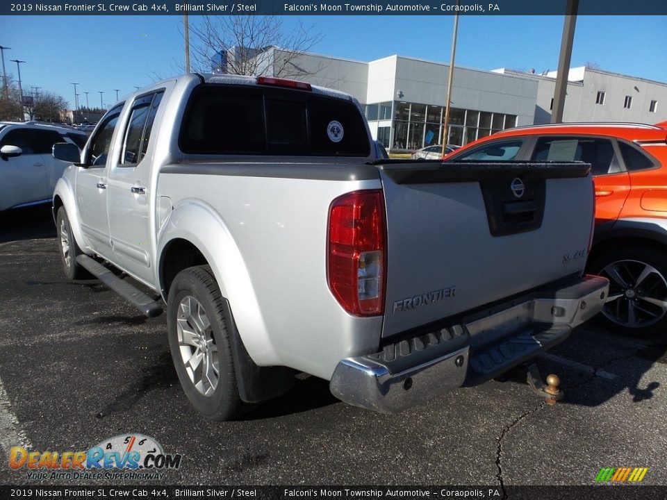 2019 Nissan Frontier SL Crew Cab 4x4 Brilliant Silver / Steel Photo #2