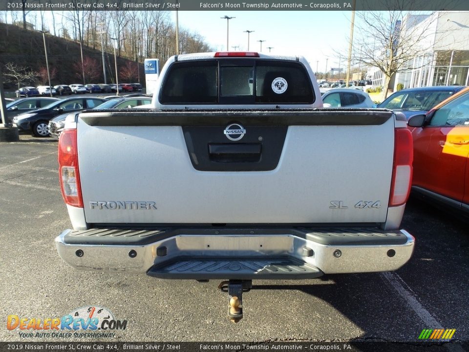 2019 Nissan Frontier SL Crew Cab 4x4 Brilliant Silver / Steel Photo #3