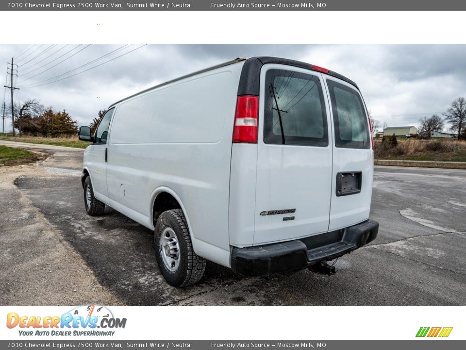 2010 Chevrolet Express 2500 Work Van Summit White / Neutral Photo #6