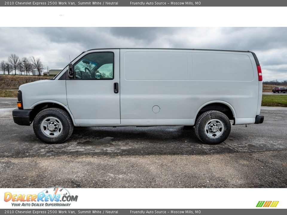 2010 Chevrolet Express 2500 Work Van Summit White / Neutral Photo #7