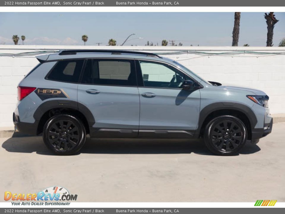 Sonic Gray Pearl 2022 Honda Passport Elite AWD Photo #13